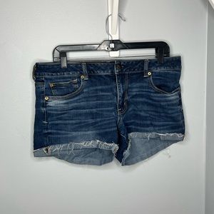 American eagle shortie jean shorts